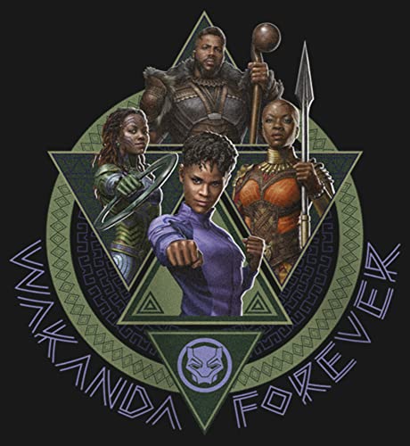 Marvel Girl's Wakanda Forever Squad T-Shirt2
