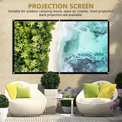 Pantalla de proyector portátil 16:9, 100 pulgadas miniatura 3