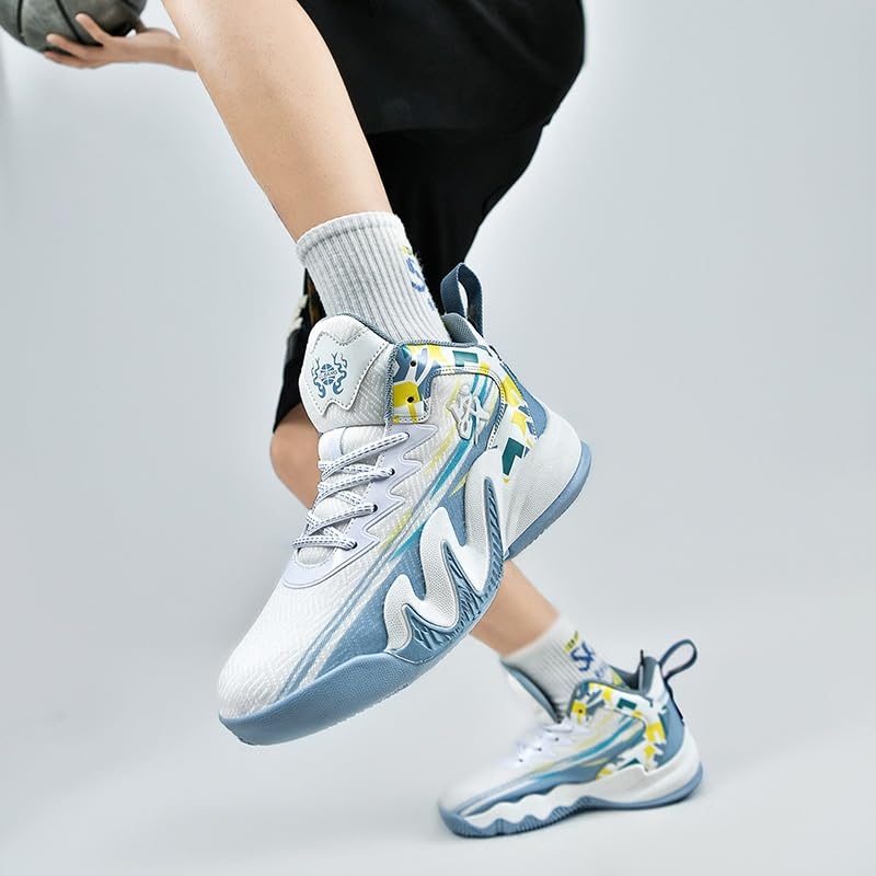 Zapatillas de baloncesto transpirables para evitar impactos al saltar 4