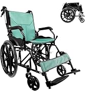 Amazon | Round World 自走式車椅子 16インチ車椅子 簡易車椅子 介護