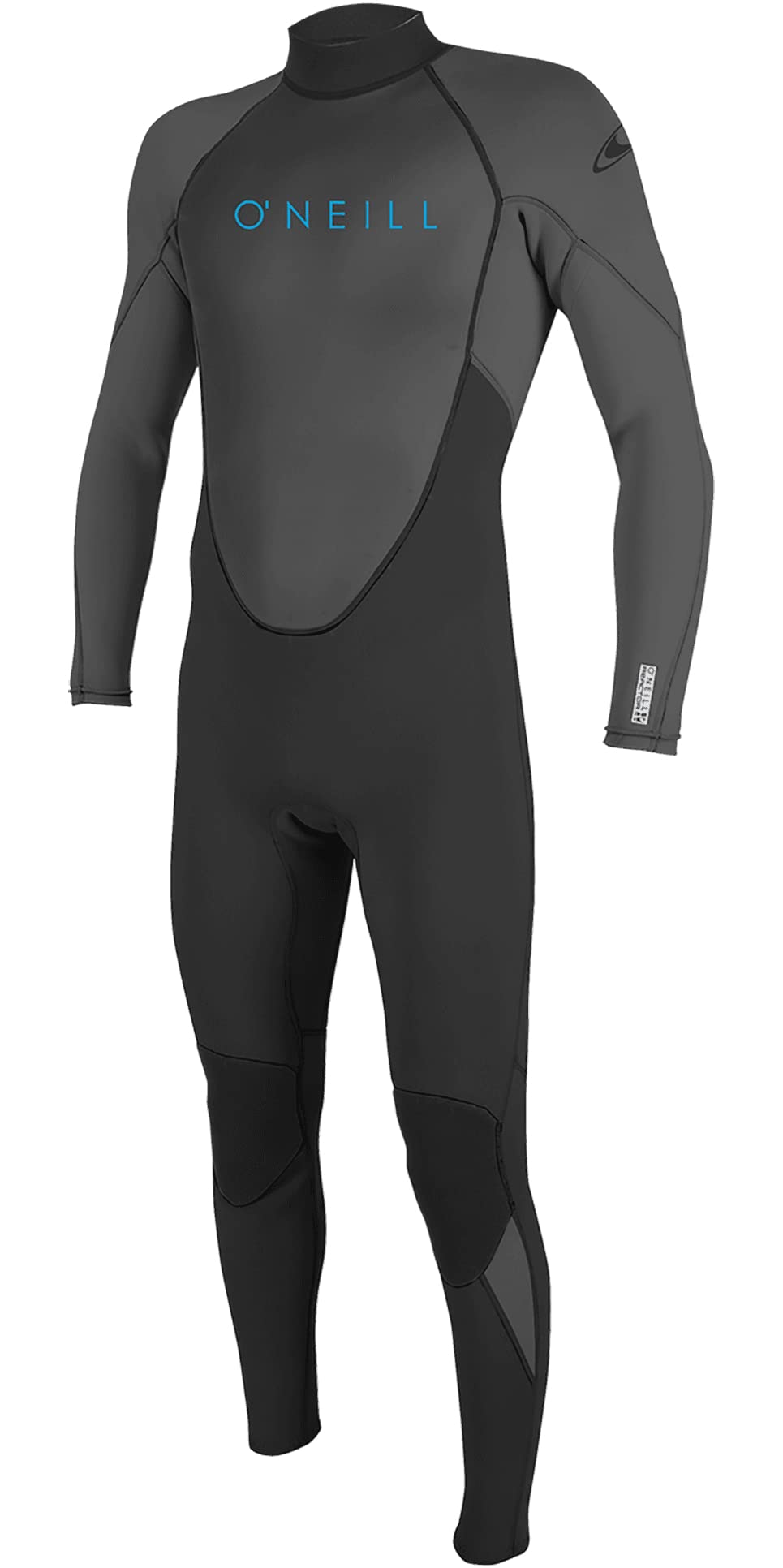 O'Neill Youth Reactor-2 3/2mm Back Zip Full Wetsuit, Black/Graphite, 8
