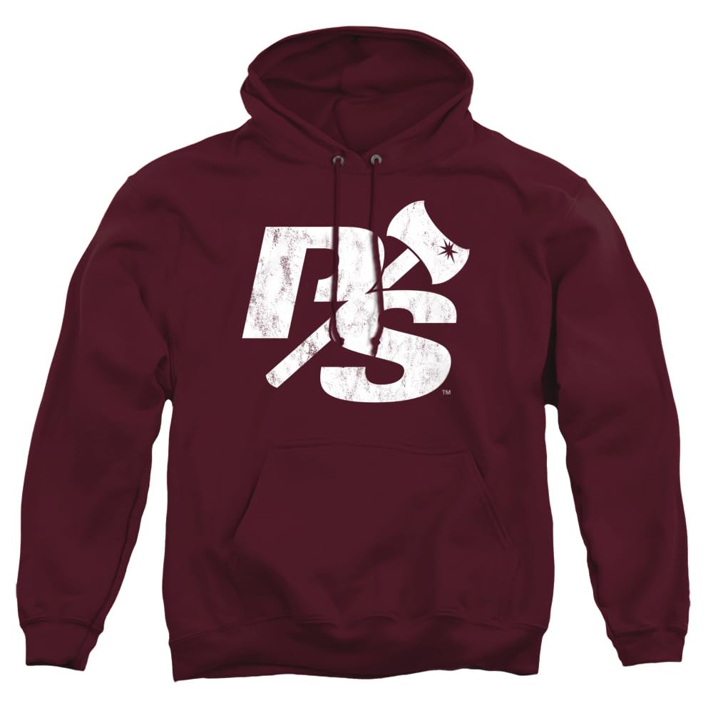LOGOVISION Official Collegiate Distressed Primary Logo Adult Pullover Hoodie Collection — view 77