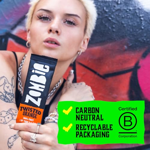 Zombie Fruit Bars, Variety Box (24 Bars, 4 Flavours), 100% Dried Fruit, Healthy Snacks for Adults, Kids, Low Calorie, Gluten Free, Vegan, Halal, Bulk, Real Fruit, No Added Sugar, Natural, Roll Ups - Image 5