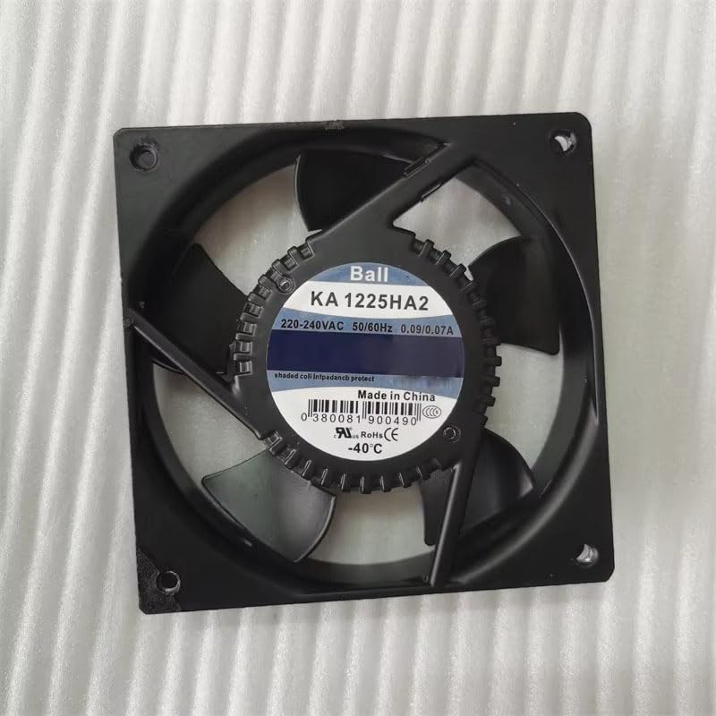 Ventilador de refrigeración axial de CA de 120 mm, 220-240 V, rodamiento