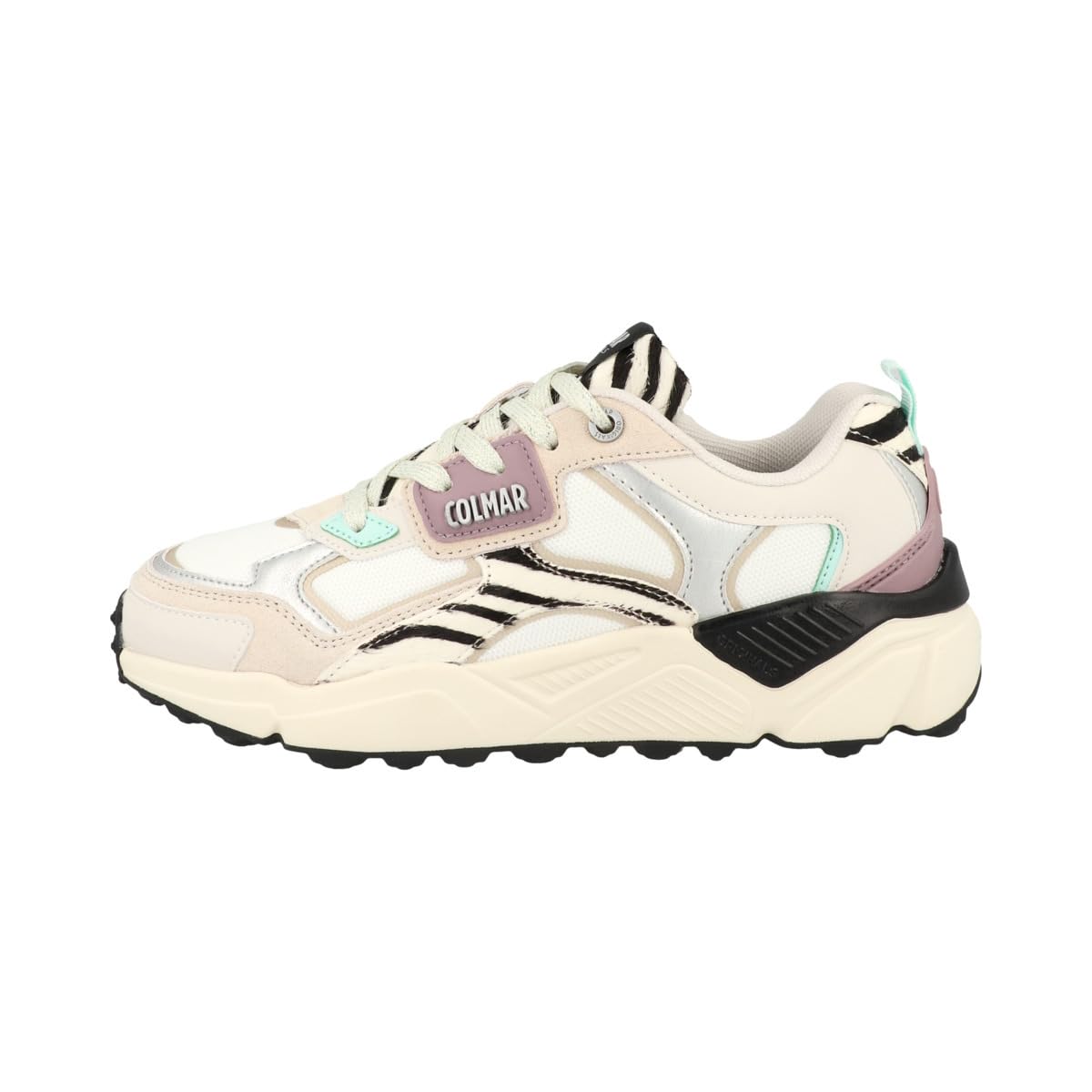 Zapatillas urbanas Colmar Garner ZOE en combinación White-Black-Multicolor talla 39 7