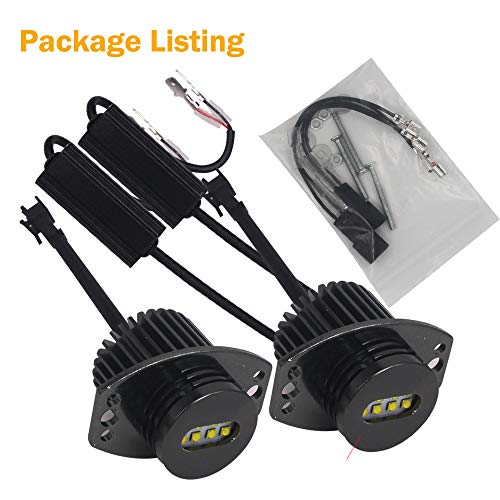 Marcador de ojos de ángel E90 LED que elimina la luz amarilla 6
