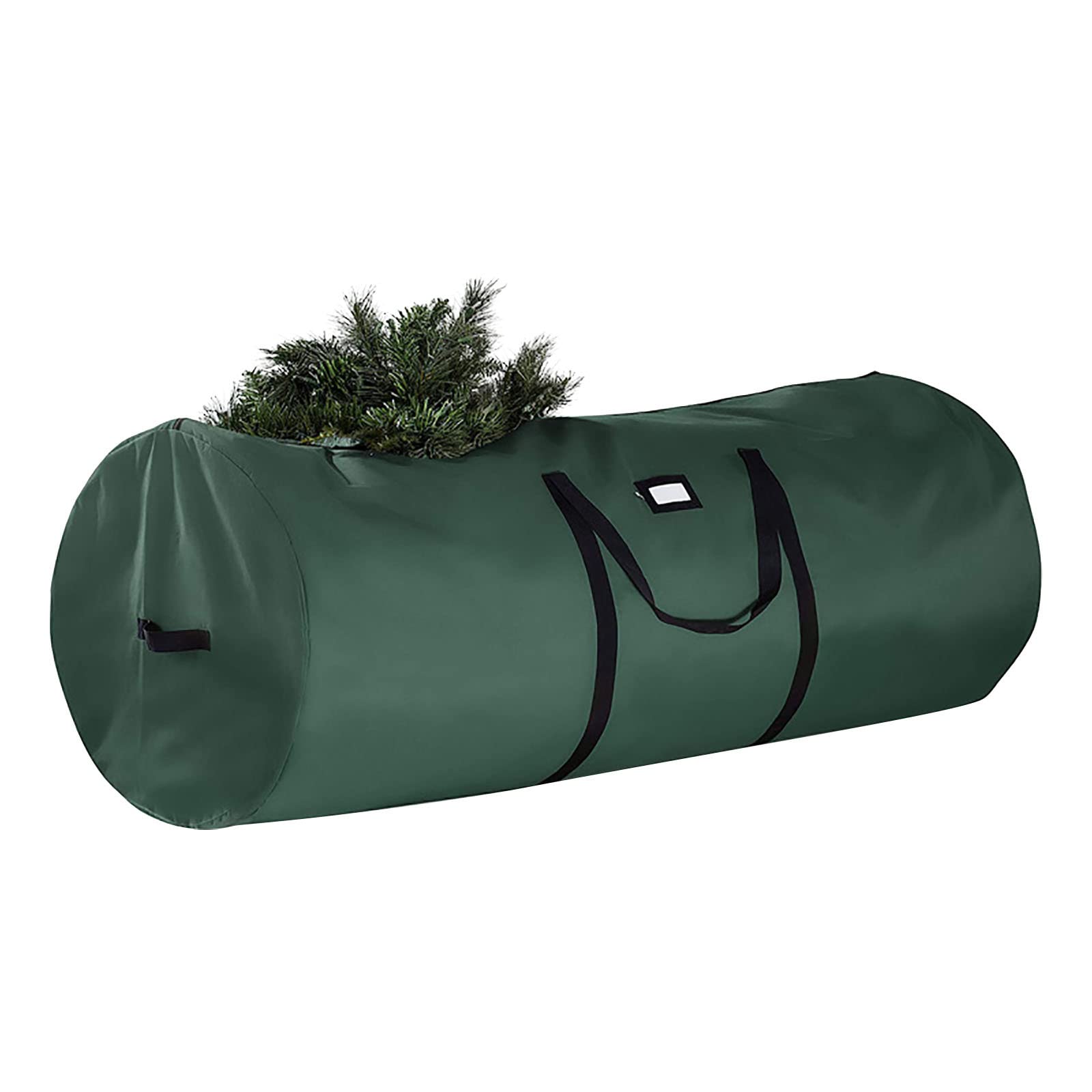Sac de Rangement pour Sapin de Noël, 74x152cm, léger et imperméable, Tissu Oxford 600D résistant à l'usure, Utilisé pour Ranger Le Sapin de Noël, Les Décorations pour Sapin de Noël (Vert)