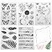 5 Blätter Silikonstempel, 5 Muster Transparente Stempel Blumen Farn Schmetterling Pflanzen Sprüche mit Acrylblock für DIY Journal Scrapbooking Fotoalbum TRANSPARENT MIT günstig Kaufen-5 Blätter Silikonstempel, 5 Muster Transparente Stempel Blumen Farn Schmetterling Pflanzen Sprüche mit Acrylblock für DIY Journal Scrapbooking Fotoalbum