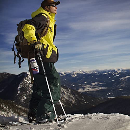 PEXMOR 21インチ/25インチ/28インチ/30インチ 軽量スノーシューズ メンズ レディース ユース キッズ アルミニウム合金 地形スノーシューズ 調節可能なラチェットビンディング&キャリーバッグ付き スノーシュー/ハイキング/登山用 7枚目