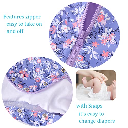 Image of UMELOK Baby Girl Swimsuit Infant UPF 50+ Bathing Suit Size Months