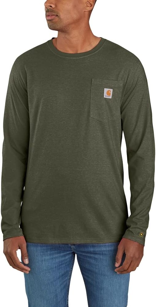 Carhartt Men's Force Relaxed Fit Midweight Long-Sleeve Pocket T-Shirt