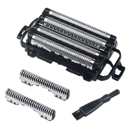 Replacement Blades and Foil for Panasonic ARC5 5-Blade Shavers, Compatible with WES9032P ES9032 ES9034 ES9036 ES9038, Fits Models ES-LV61, ES-LV65, ES-LV67, ES-LV95, ES-LV97 (+ 1 Cleaning Brush)