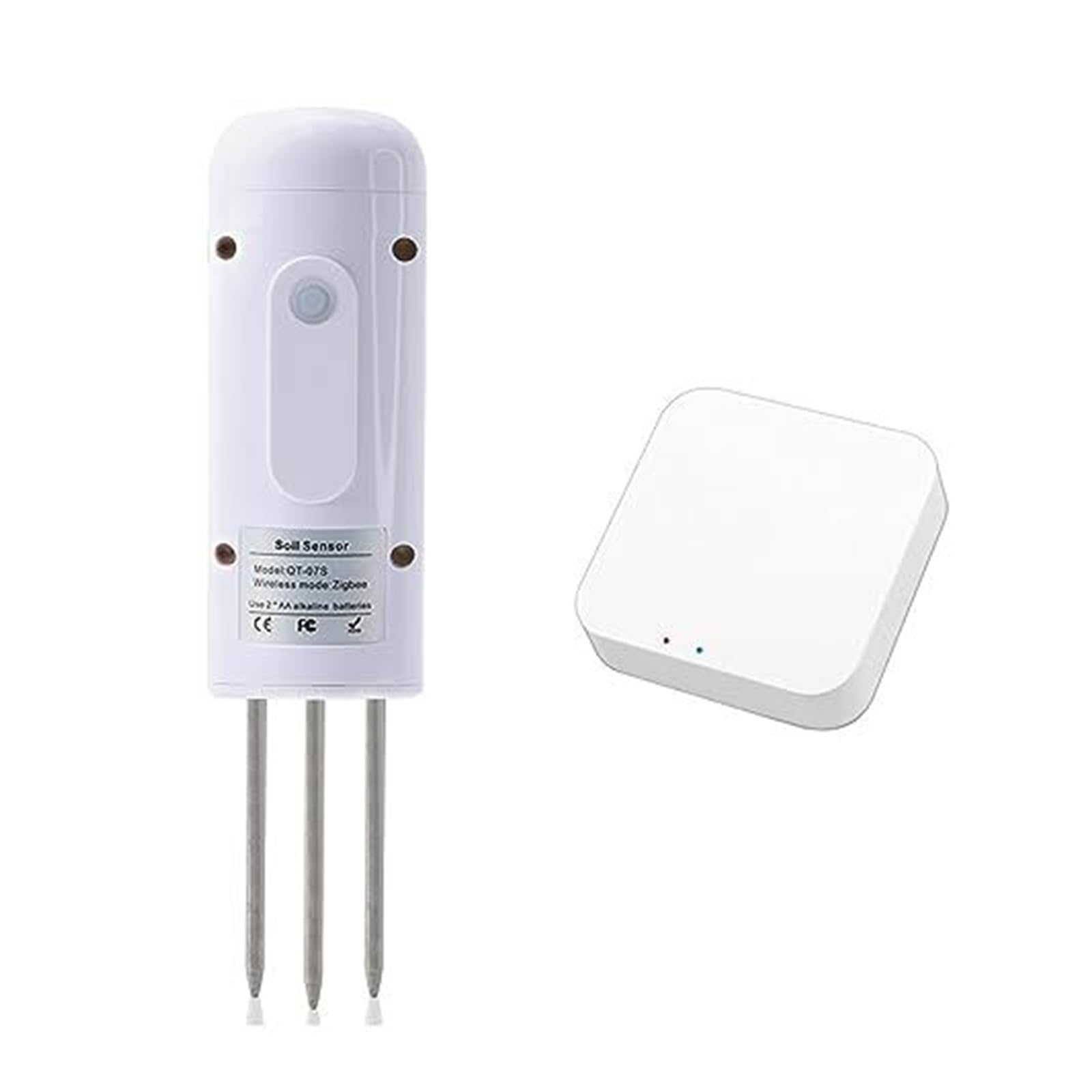Bezprzewodowy miernik wilgotności gleby Tuya Zigbee i tester temperatury do sadzenia ogrodów (bramka)(Set)