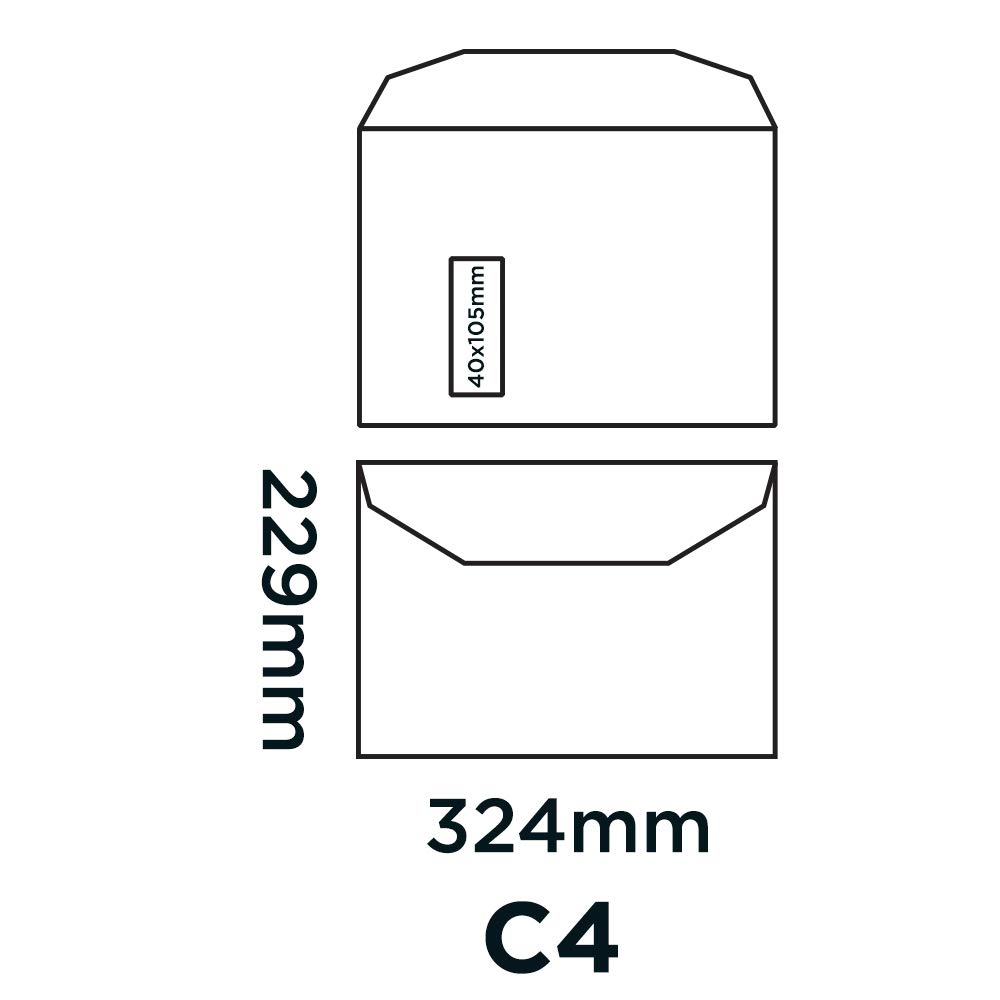 Blake Environmental, Biodegradable & Recycled Envelopes C4 (229 x 324mm), Pack of 250, Premium Quality 100GSM, Gummed - Image 3