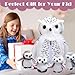 Hollowfly 5 Pcs Owls Plush Toy Gift Set 15.7