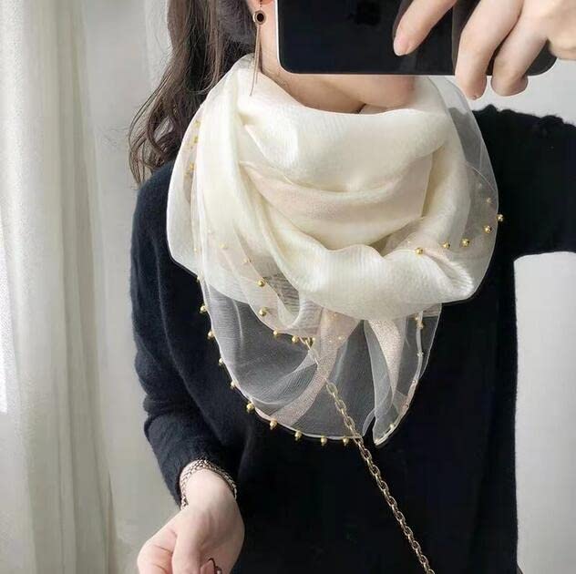 Womens Scarves Lightweight Silk Scarf Shawls and Wraps for Evening Dresses Summer Beach Wedding Shawl gifts3