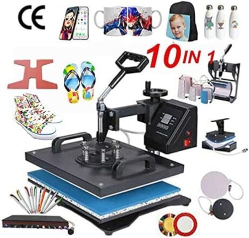 Máquina de prensa térmica 10 en 1 para sublimar miniatura 7