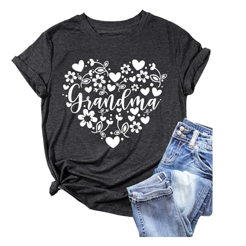 Camiseta casual de verano para mujer, cuello redondo, estampado de letras inglesas, de algodón de color, manga corta, Negro , M