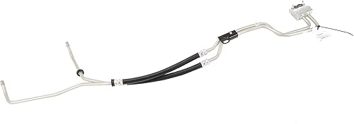 GM Genuine Parts 84828848 Kit de manguera para enfriador de aceite de motor con soporte, junta y perno, color negro