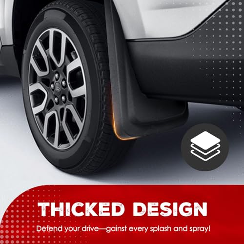 Image of Tecoom No Drill Mud Flaps Custom fit for Ford Maverick 2022-2025, Set of 4