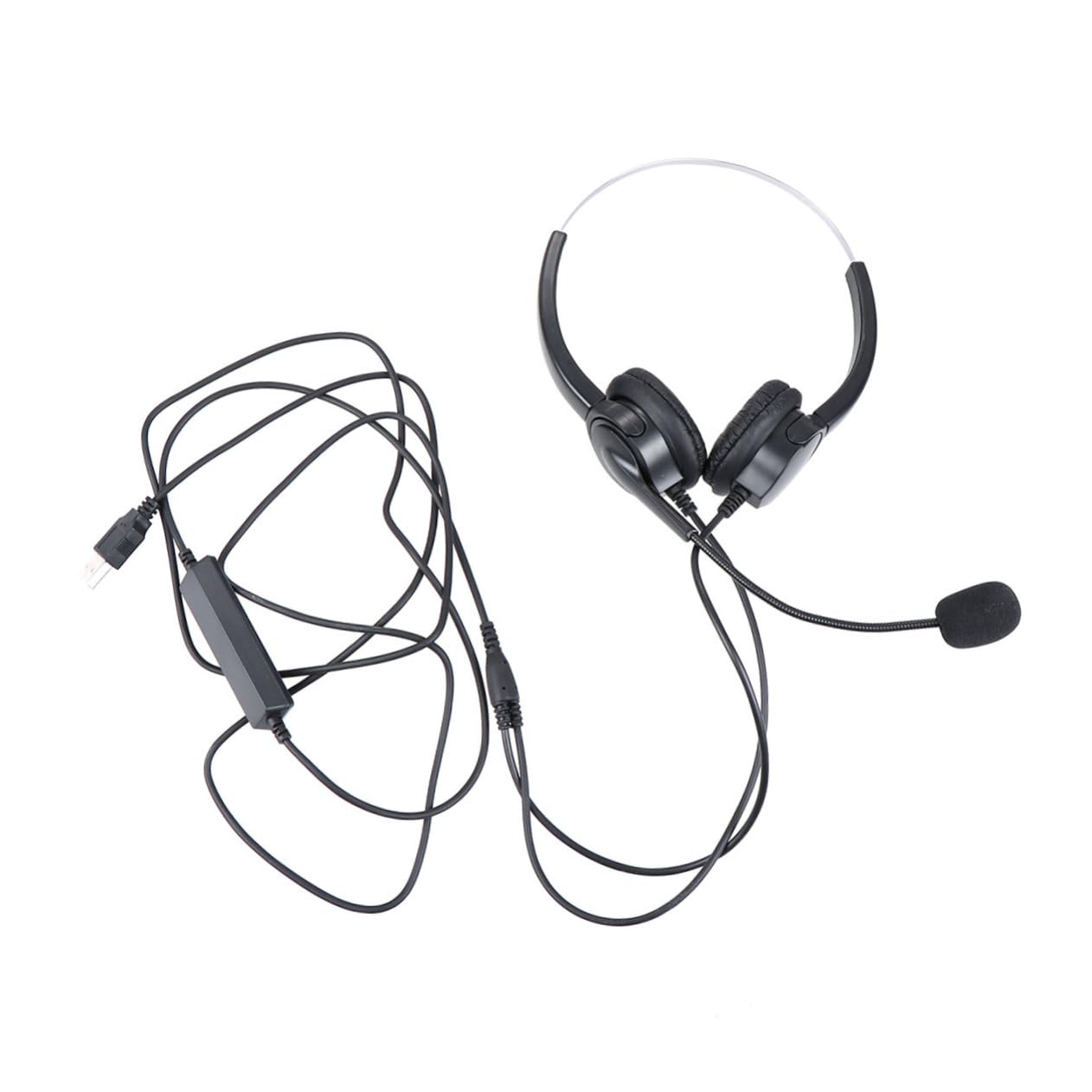 OFFSCH Microphone Headset 3.5mm Voice Amplifier for Communication Comfortable for Men Women