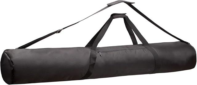 BOLLUMA Tripod Bag 47.2in Foam Padded, Photography Light Stand Carry Bag 120cm x 20cm, Adjustable Shoulder Strap, Large Sturdy Storage Bag for Photography Equipment Monopod Light Stand