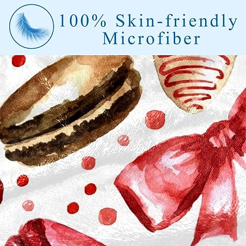 Couverture douce macaron chocolat 150x100 contre les soirées fraîches de camping