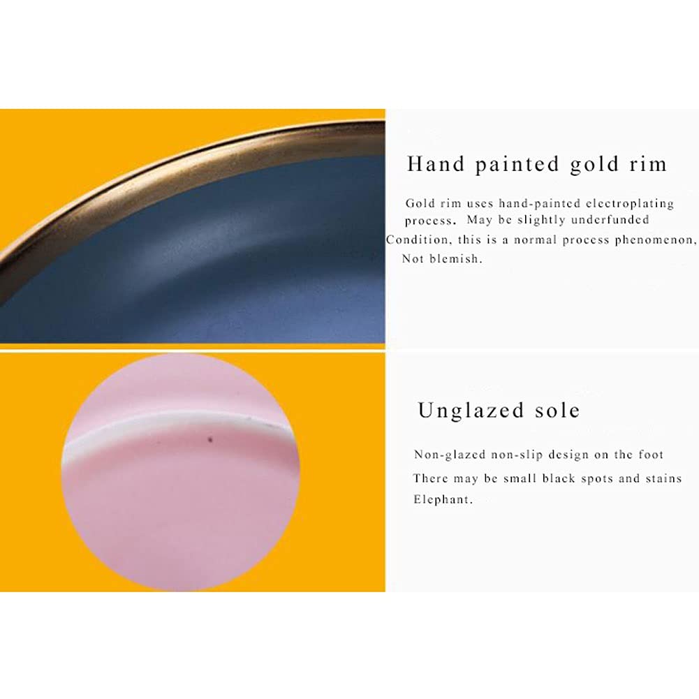 Piatti da Porzione per Brunch Placca da pranzo in ceramica da 10,12 pollici Elegante piastra dessert rotonda opaco for insalata di pasta bistecca e suisishi, lavastoviglie a microonde cassaforte Per A