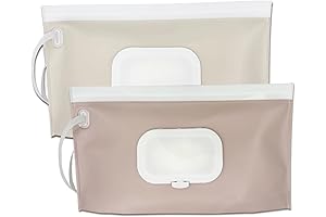 2-Pack Portable Refillable Wipe Dispenser