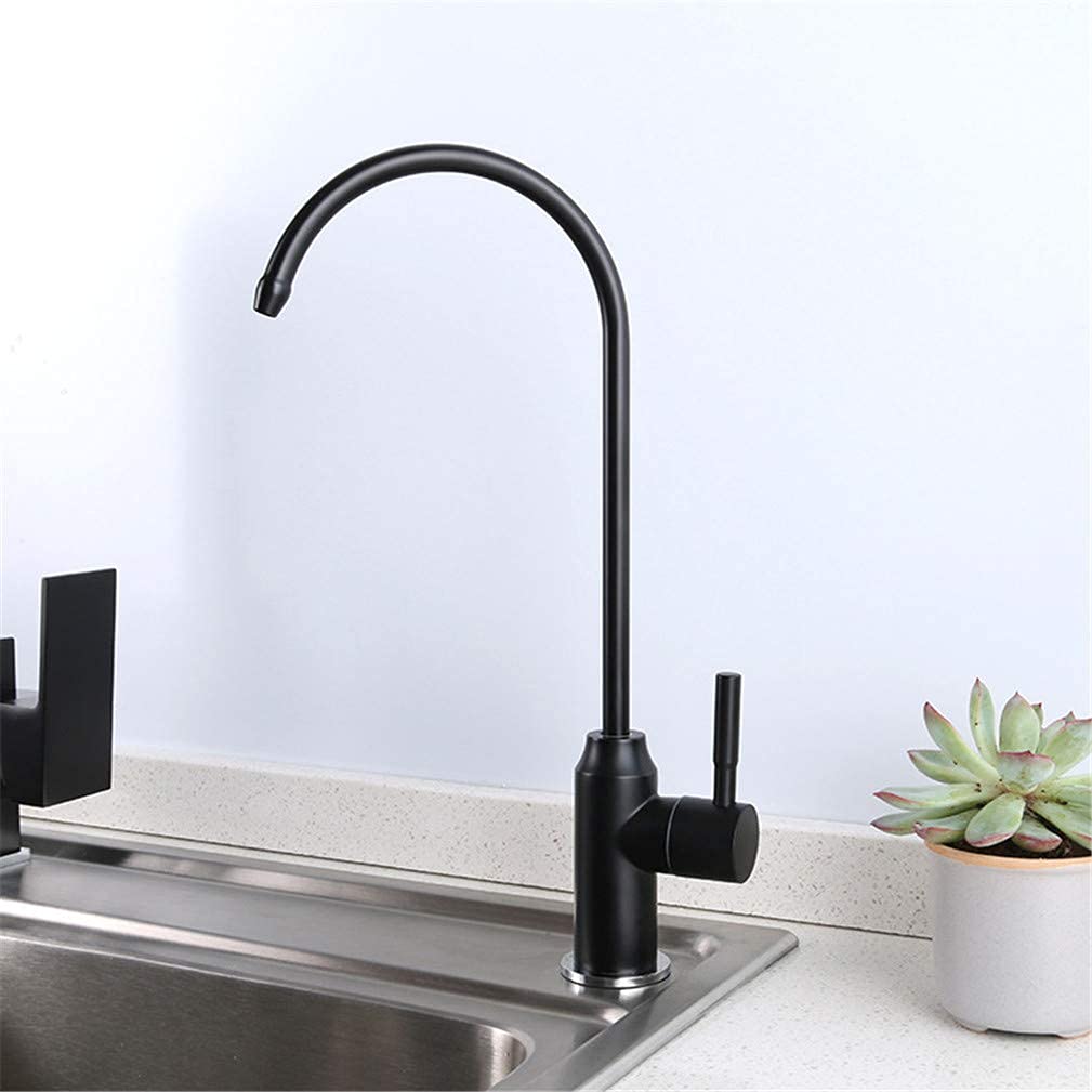 Robinet de cuisine filtré chrome avec mitigeur eau potable et bec pivotant 360
