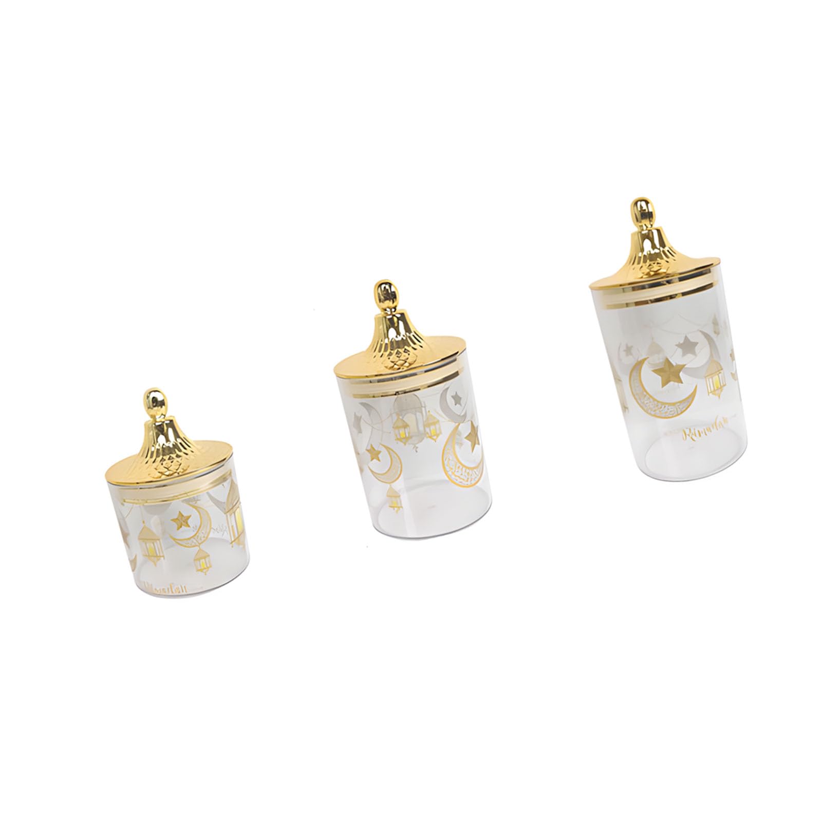 OSNIYAW 3 Closed Hammered ABS Canisters Designed for Effective Food Preservation, Reinforced and Elegant, Environmentally Friendly Bottles for Deck