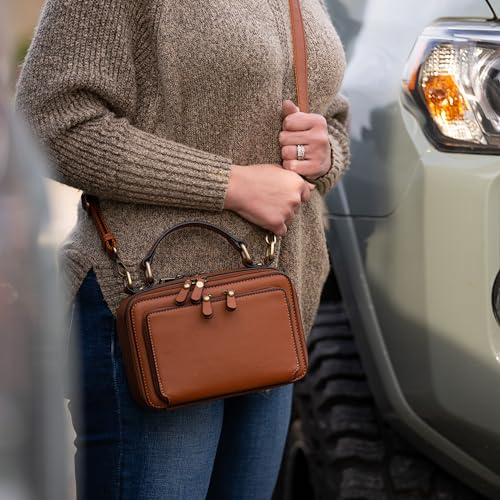 Image of JESSIE & JAMES PANDORA Compact Concealed Carry Crossbody Satchel Purse