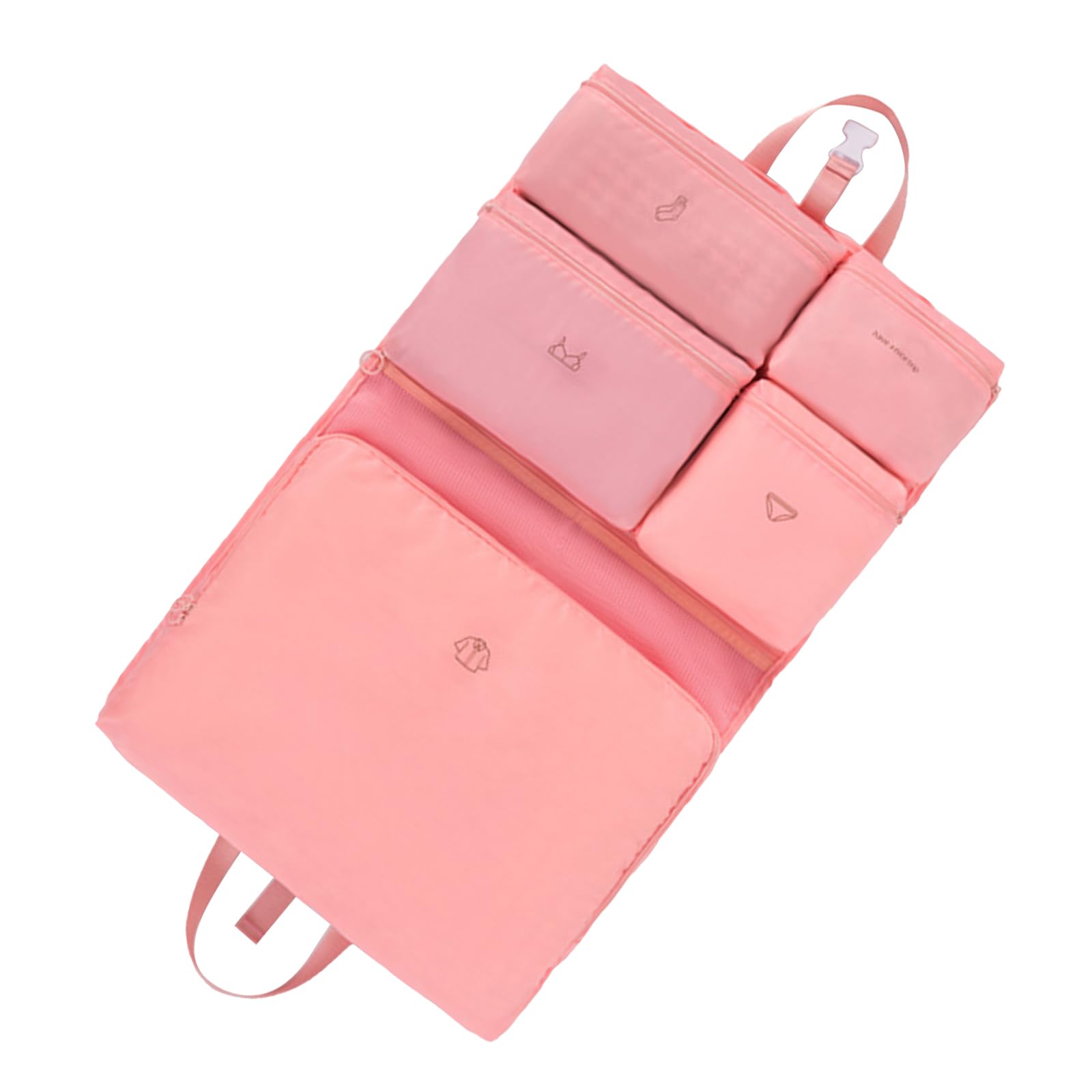 Jazuaiao Sturdy Polyester Materials Travel Hanging Bag Stylish Organizers for Efficient Packing and Space Saving Management Travel Storage Bag