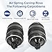 Rear Air Suspension Spring Bags 2 Pin Compatible with 2003-2009 Mercedes Benz W211 E280 E320 E350 E500 E550 E55 E63 AMG 4Matic Replace# 2113200925 (2PCS)