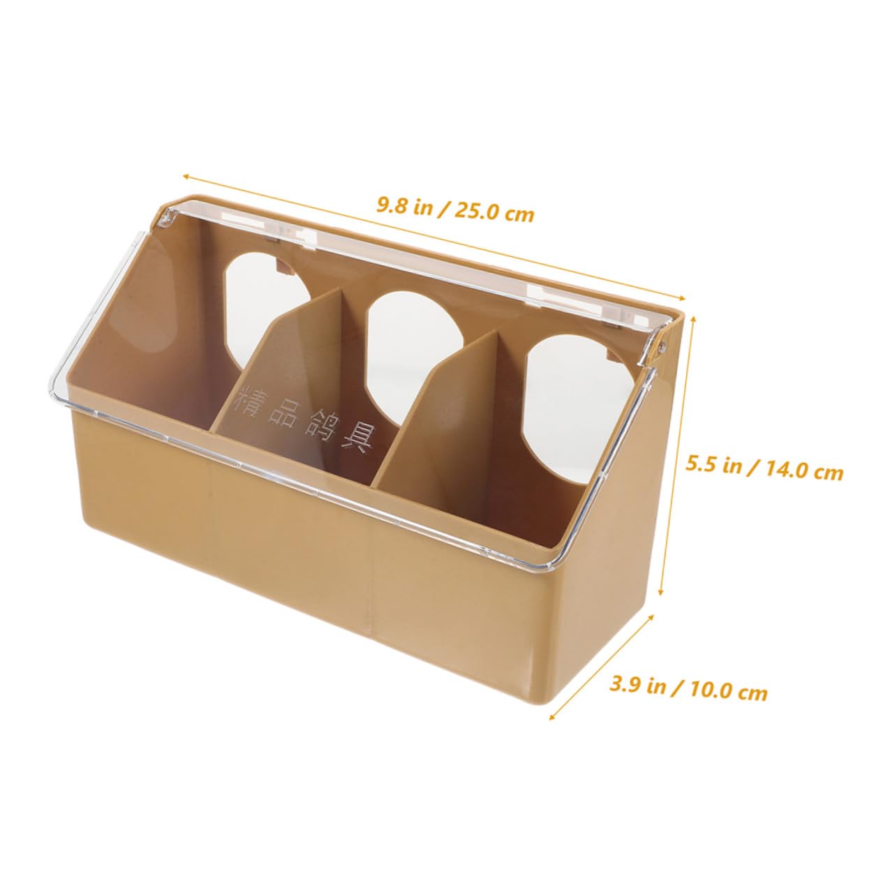 2 Piezas Comedero para Pájaros Colgante de Plástico Duradero Resistente al Fácil de Instalar Jaulas para Alimentación de y Aves Pequeñas