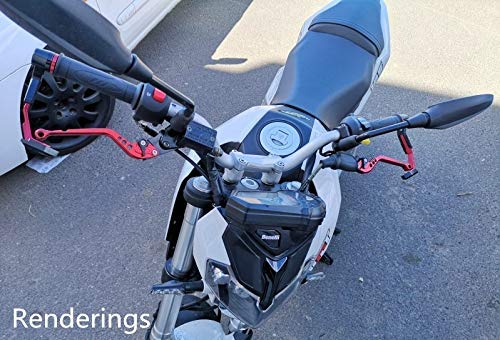 FXCNC Racing Billet Long Adjustable Brake Clutch Levers Set Pair fit for YAMAHA Warrior YFM350 02-04,Raptor YFM660 01-04,TTR125L/LE/LW 00-16,Banshee 350 02-06,XT660/R/X 04-13 - Thumbnail 2