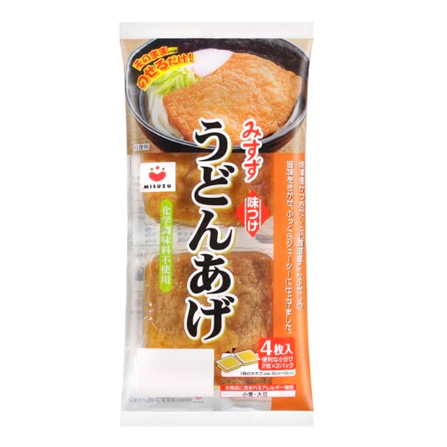 Amazon.co.jp: みすず 味付うどんあげ4枚 ×12個 : 食品・飲料・お酒