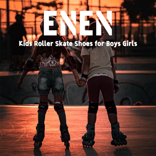 Kids Roller Shoes Boy Girl Sneakers, Outdoor Sport Shoes Sneakers with 2 Wheels Unisex Skateboarding Shoe Retractable Skating Shoes for Children's Park Walking Sports4