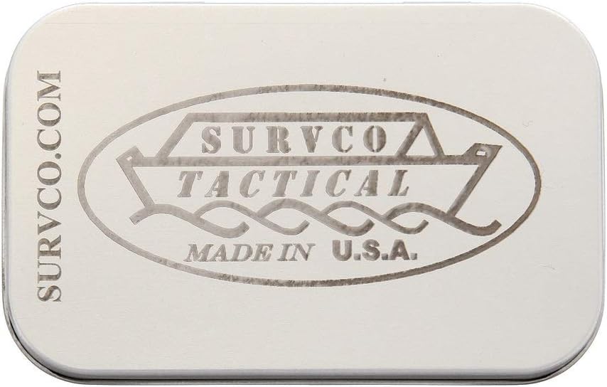 Survco Tactical Ultimate Survival Tin, One Size