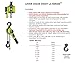 All Material Handling LA010-20 Lever Chain Hoist, 1.0 Ton, 20' Lift