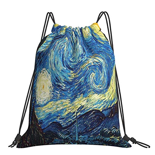 YIEASY Gym Drawstring Backpack Starry Drawstring Bag Teenager Drawstring Gym Backpack ,Boys String Backpack