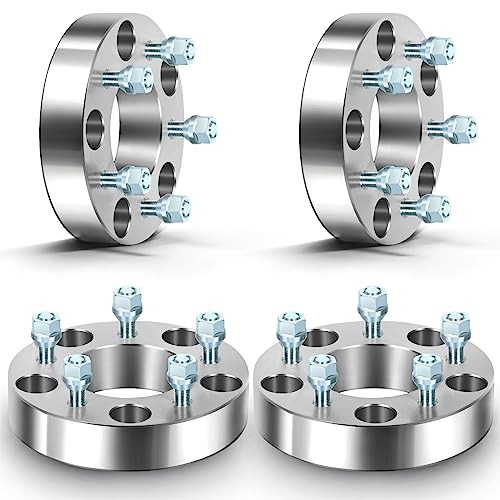 ECCPP 4PCS 1.5 inch (38mm)5x5.5 to 5x5 Wheel Adapters Conversion 5x139.7 to 5x127 for 2004-2009 for Durango |1992-1996 for Ford Bronco |1992-2002 for Ford E150 Econoline-Not fit stock wheels
