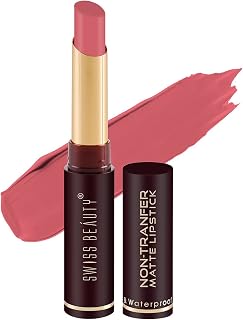 Swiss Beauty Non-Tranfer Matte Lipstick, Smooth & Waterproof, Berrylicious, 2g Price In India