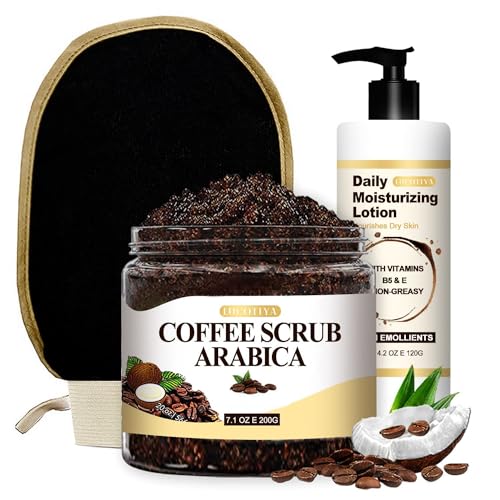 Coffee Scrub Body Exfoliator Skin Care Set,