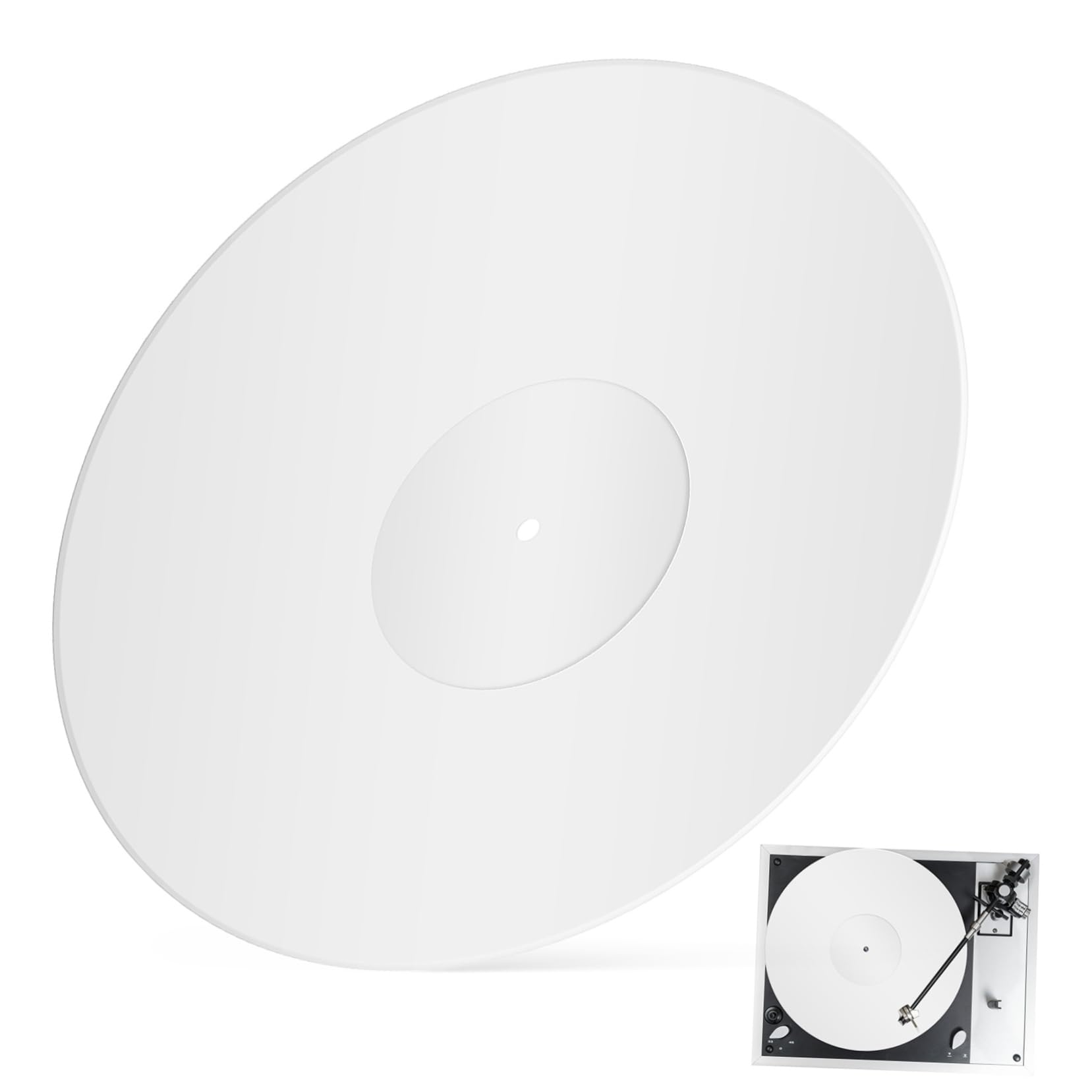 Plattenspielermatte Antistatische Vinyl Schutzmatte Für Schallplatten Verbessert Klangqualität Und Vibrationen Rutschfestes Design Für