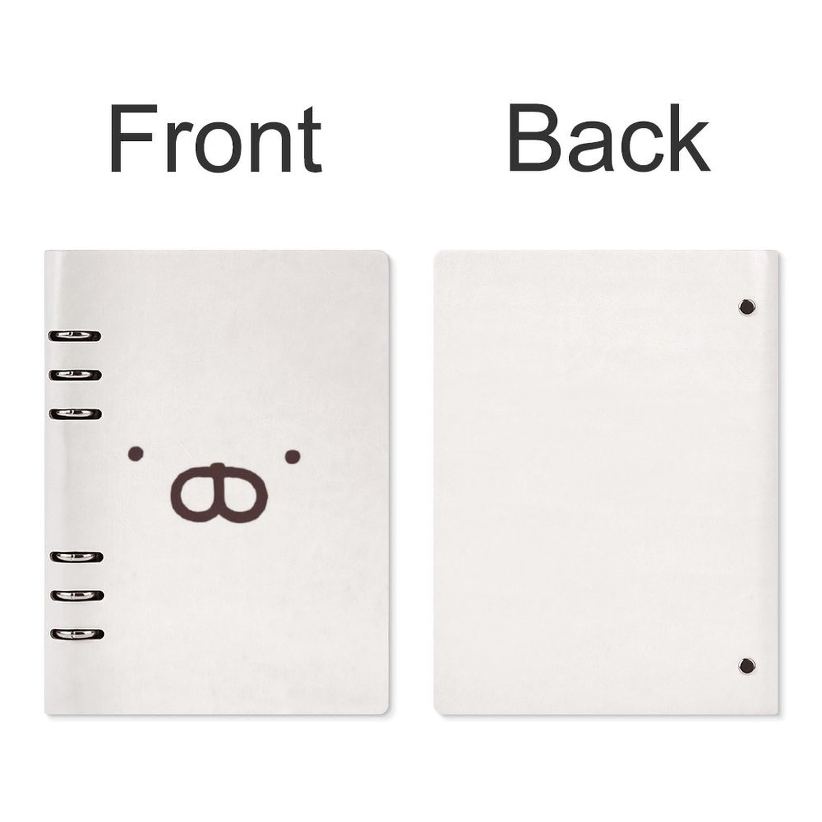 Amazon.co.jp: うさまる システム手帳 PU ノートメモ帳 バインダー