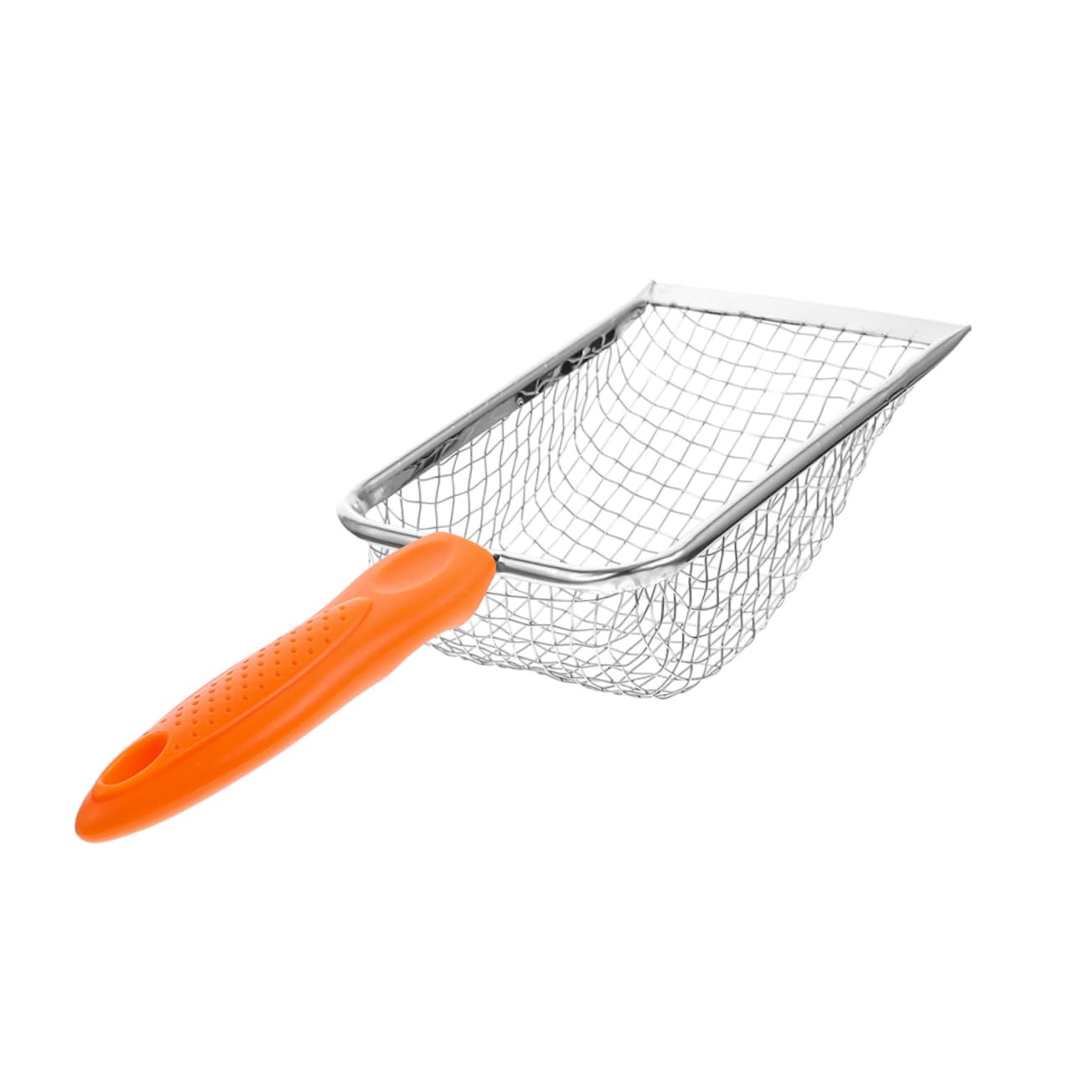 CIYODO Stainless Steel Cat Litter Scoop with Ergonomic Handle Portable Easy Clean Litter Box Shovel for Efficient Leakage Vibrant for Fun Litter Maintenance