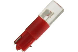 Replacement for LED-RED-T13/4-WB-6-28V: T13 Red Wedge Base 10-Pack