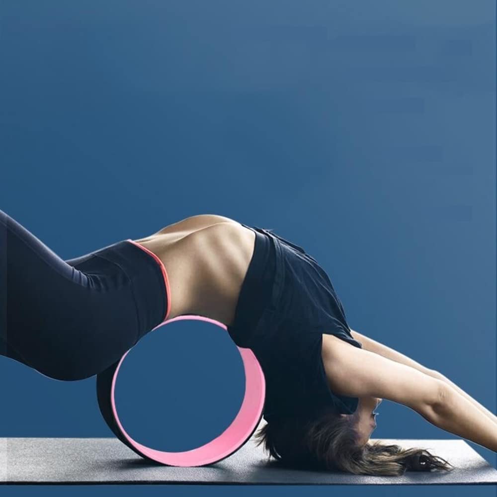 Yoga Pilates Circle TPE Yoga Fitness Roller Wheel Strumento di Allenamento per La Schiena Dimagrante Anello per Pilates A Forma di Vita Magica