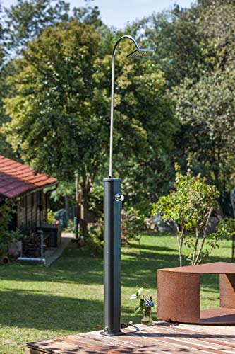 Gre SSAL18 douche op zonne-energie, aluminium met tank, 18 liter, tweedelige tuindouche - Image 7